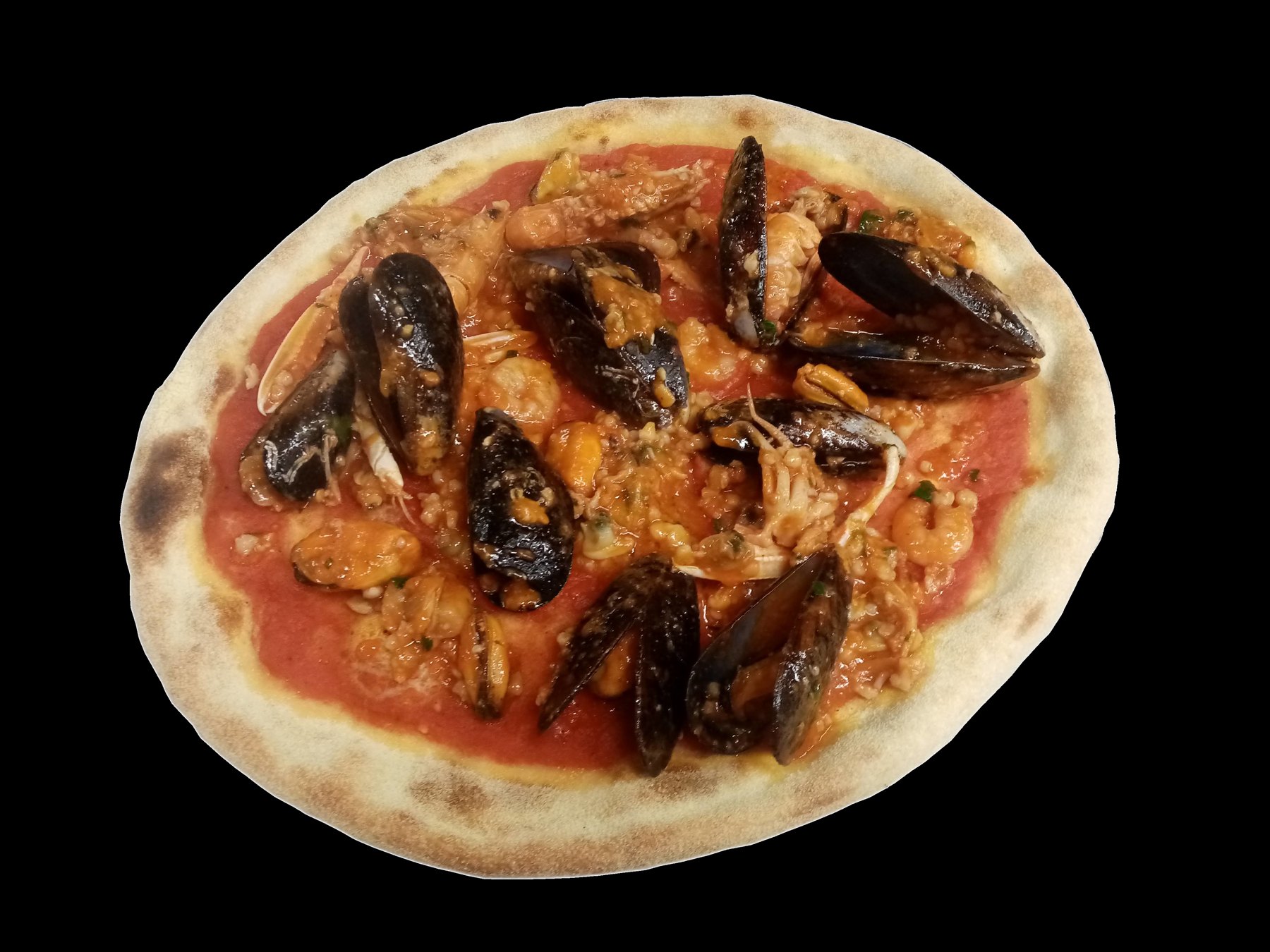 Pizza ai frutti di mare